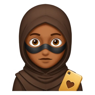 Brown skin thief  sticker