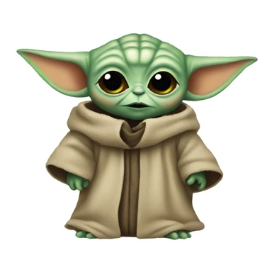 Halloween baby yoda sticker
