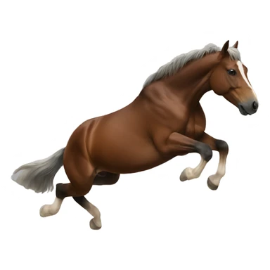 horse doing a blackflip sticker