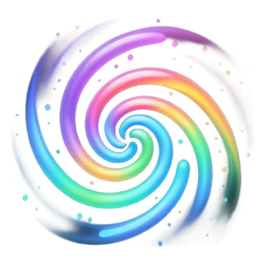 black magic particles sticker