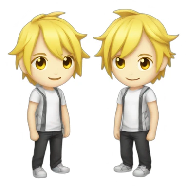 Kagamine twins sticker