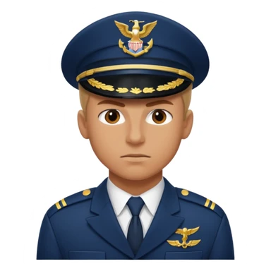 A muscular, serious navy fighter sticker