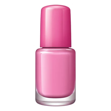 pink nail polish bottle sticker