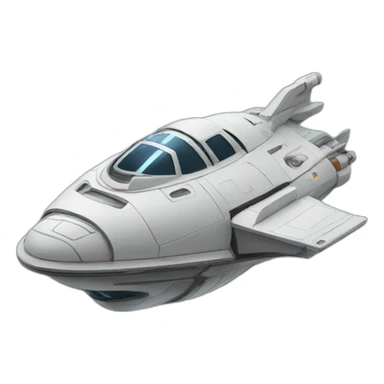 space ship sticker