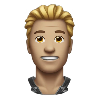 Humanoid Eagle Marvel Superhero sticker