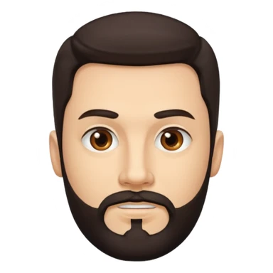 goatee beard sticker