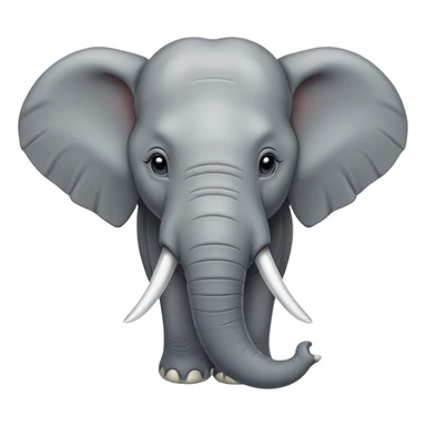 Cinematic Noble Elephant Portrait Emoji, Poised and regal, with a massive, majestic build and a smooth, well-groomed gray hide adorned with gentle wrinkles and proud tusks, deep-set soulful eyes, Simplified yet sharp and sophisticated features, highly detailed, glowing with a soft, dignified glow, high shine, intelligent and gentle, stylized with an air of ancient wisdom, focused and attentive, soft glowing outline, capturing the essence of a watchful and confident giant, so majestic it feels as though it could trump out of the screen with effortless authority! sticker