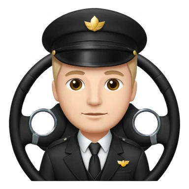 chauffeur steering wheel sticker