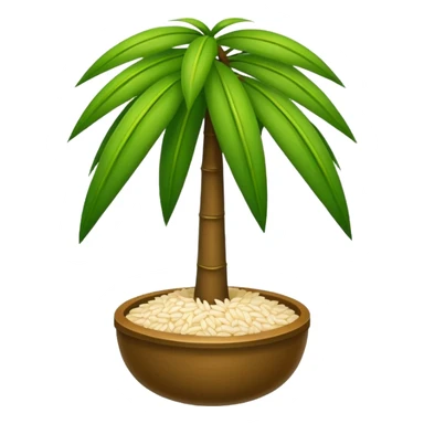 Draw me a rice tree emoji sticker