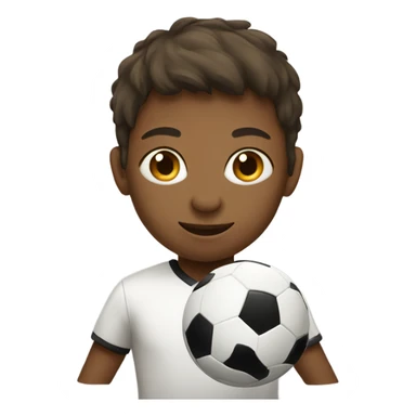 kid playing soccer  sticker