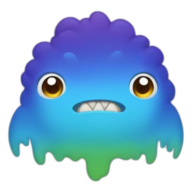 autism logo colors Monster sky sticker