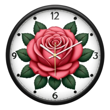 Clock getting a tattoo sticker