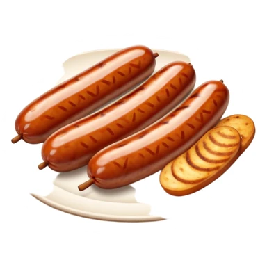 Playe of kurobuta sausage  sticker