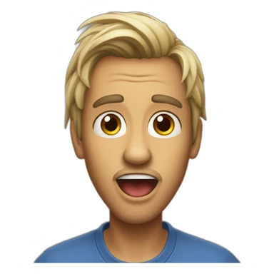 Sanglier qui tire la langue sticker