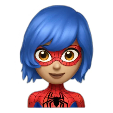 spiderman femme costume sticker