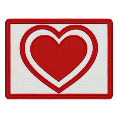 a doormat with heart patterns sticker