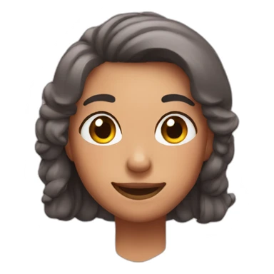 Blush with sweat smile sticker