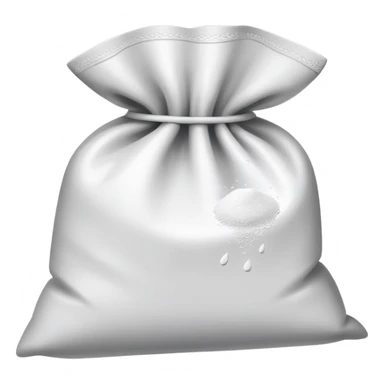 bag with white powder sticker