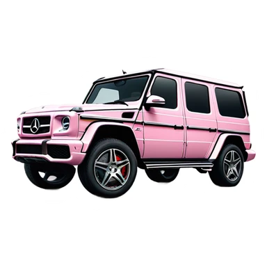 entire Mercedes-Benz G63 AMG elegance light pink sticker