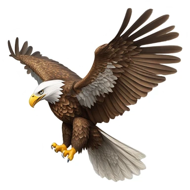 Soaring eagle sticker