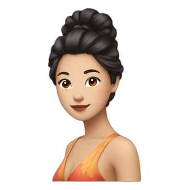 a aisan beauty sticker