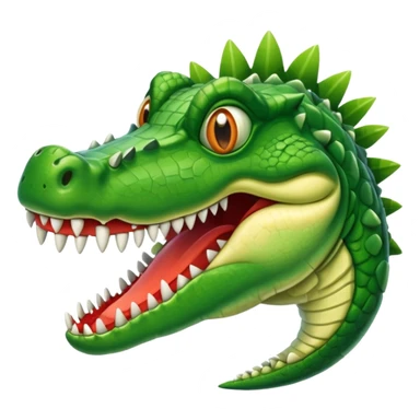 Avion con cabeza de cocodrilo sticker