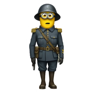Minion soldier 1943 sticker