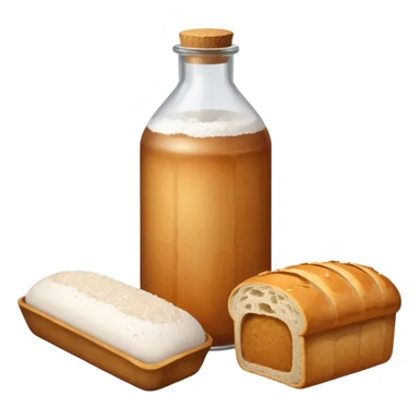  one simple a bottle of salt and a loaf of bread sticker