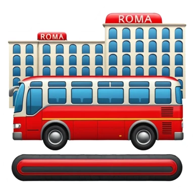 autobus roma sticker