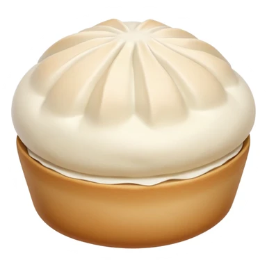 Soft colored baozi steamed bun street snack sticker
