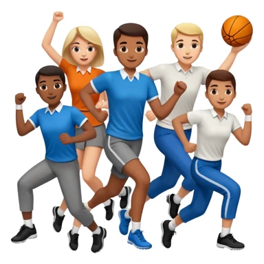 deportes en la oficna sticker