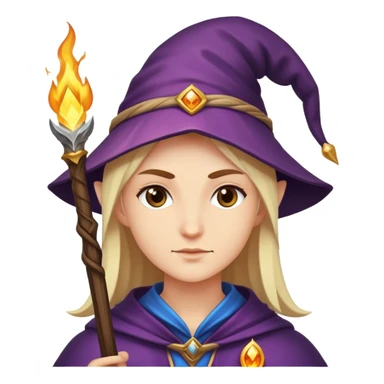 Magi with face sticker