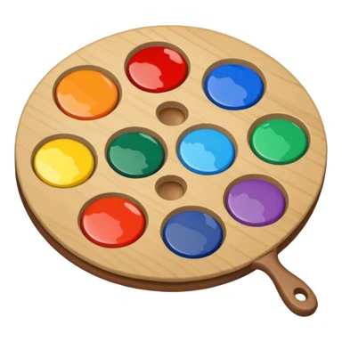 artist's palette sticker