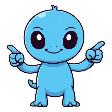 Stitch saying good job sticker