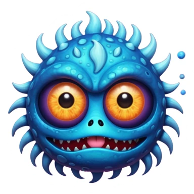 cosmic space monster sticker