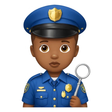 baby police with pacifier sticker