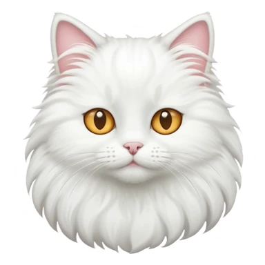 Cat white aestethic sticker