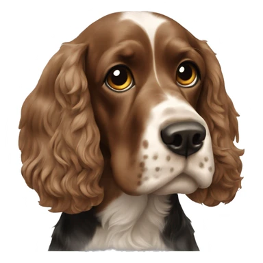 English Cocker Spaniel sticker