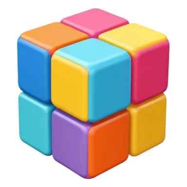 Flat design style toy sticker