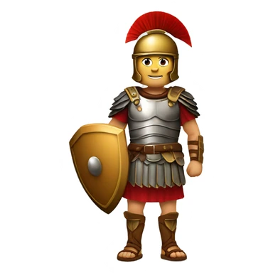 Roman Legionnaire with Shield sticker