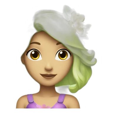 Flora from the Winx club sticker