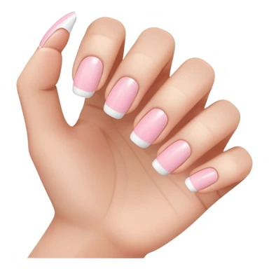 french manicure  sticker