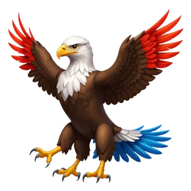 eagle with bloxfrits powers sticker
