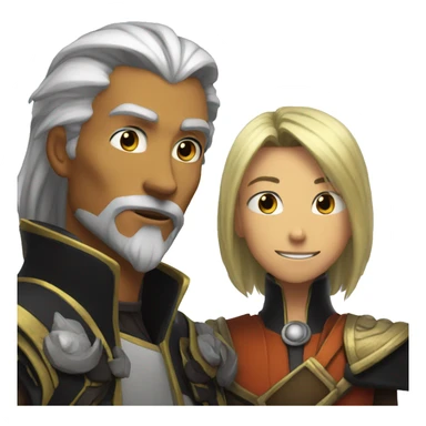 ANSEM WITH HOBBES sticker