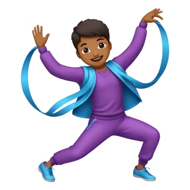 Floss dance sticker