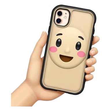Beige waterproof phone case  sticker