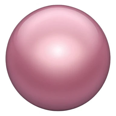 metallic light pink 3d shape sticker