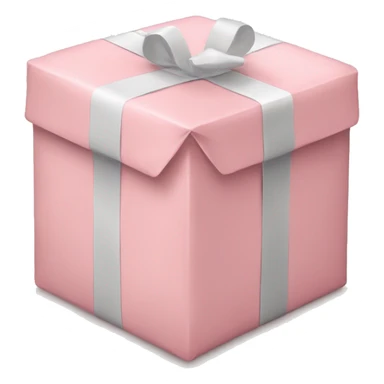 light pink package sticker