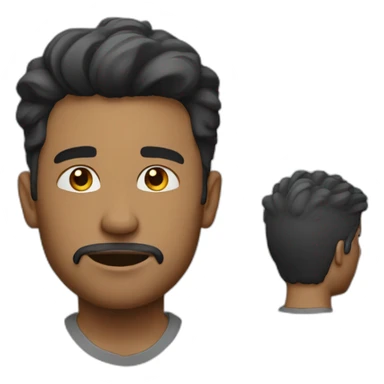 a guy that is in troubble sticker