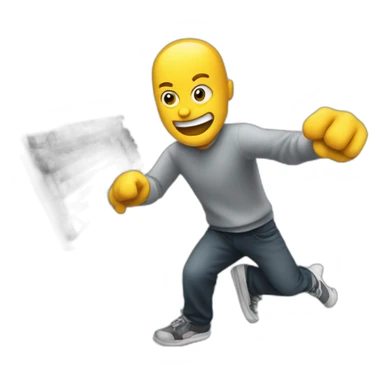 someone smashing a keyboard sticker